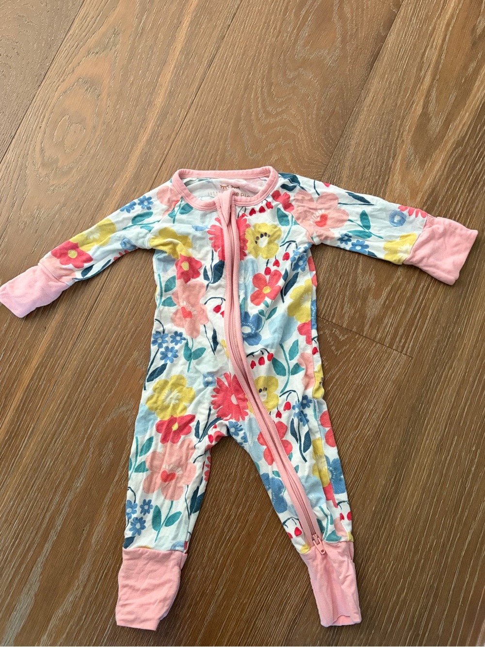 Floral little sleepies onsie